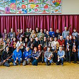 Gruppenbild eines Orchesterteams